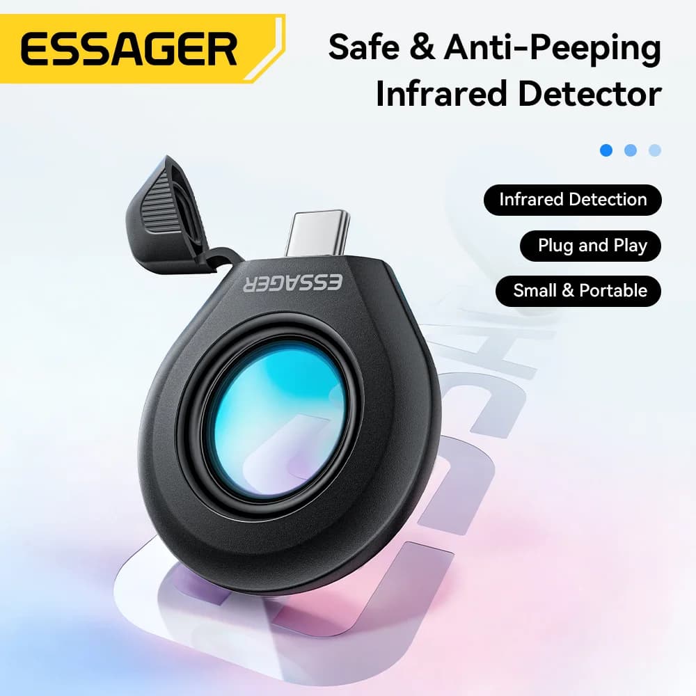 Peranti Keselamatan Anti-Spy Pengesan Lensa Kamera Inframerah