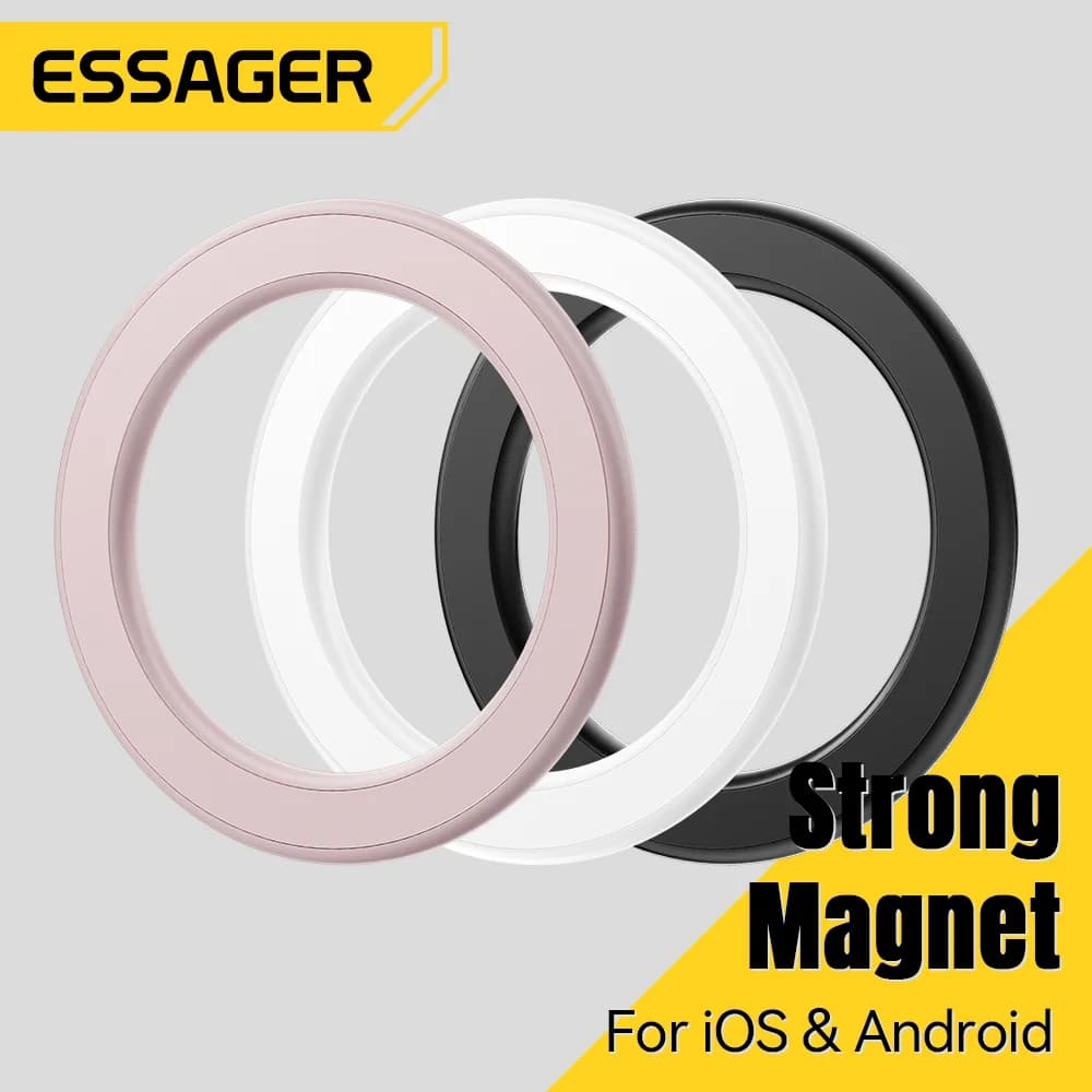 Pelekat Cincin Logam Magnetik untuk Pengecasan MagSafe