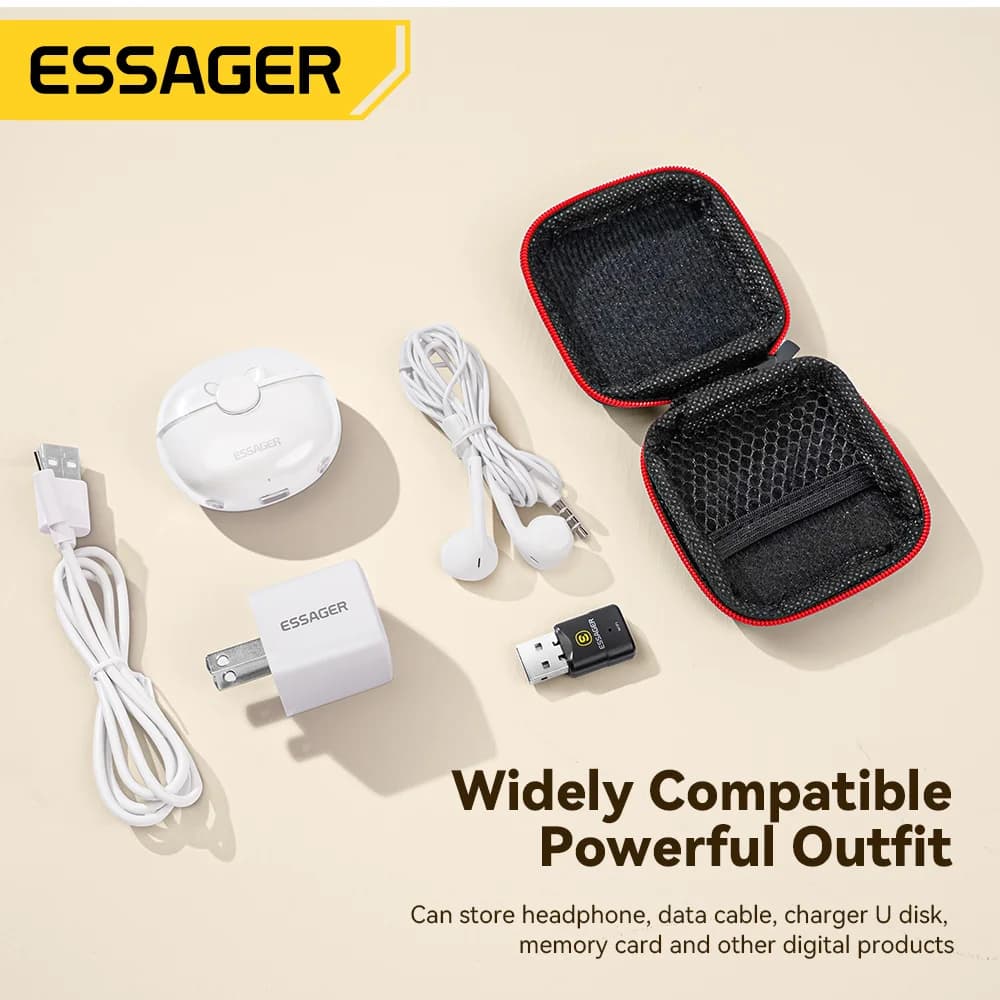 Beg Simpanan Pengatur Kabel dan Earphone Mini