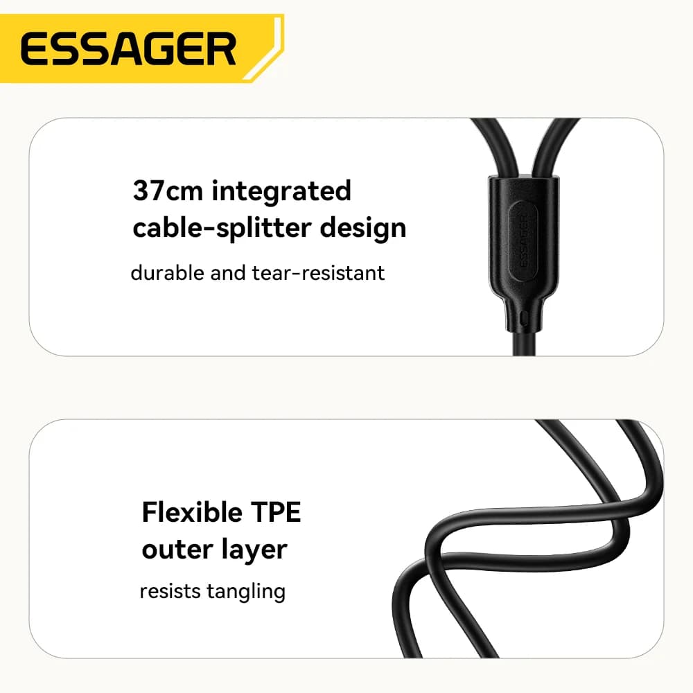 Kabel Pemisah Audio 3.5mm ke Dual RCA