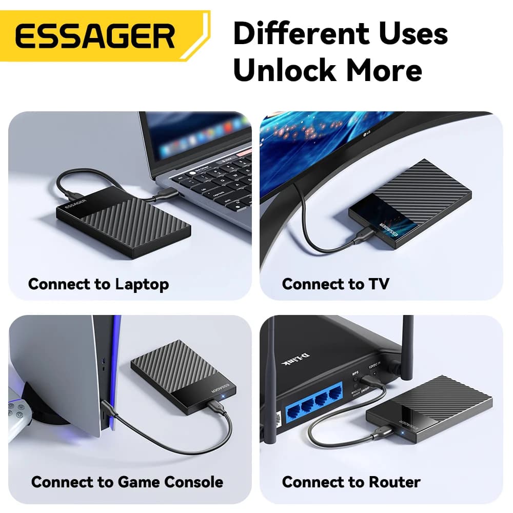 Sarung SSD/HDD SATA USB 3.0 Saiz 2.5-Inci