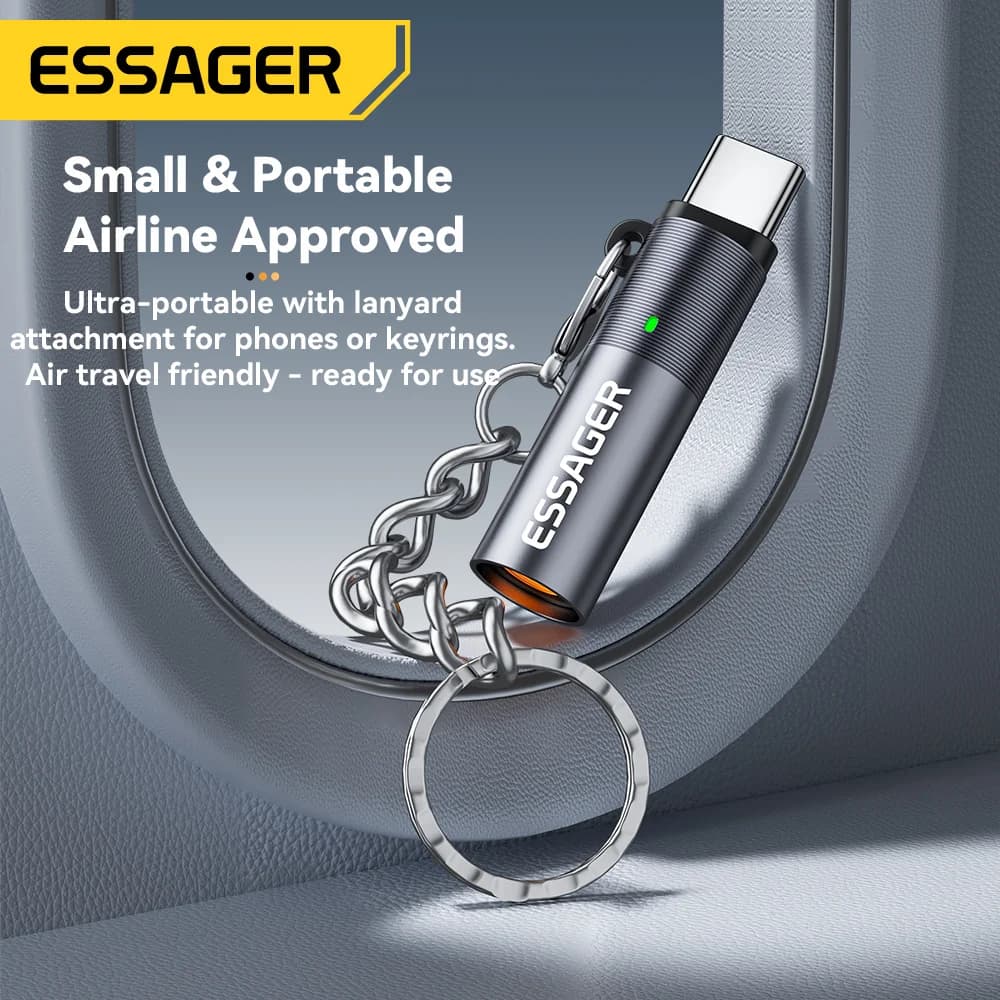 Pemancis Rokok Mini USB-C Wayar Tungsten