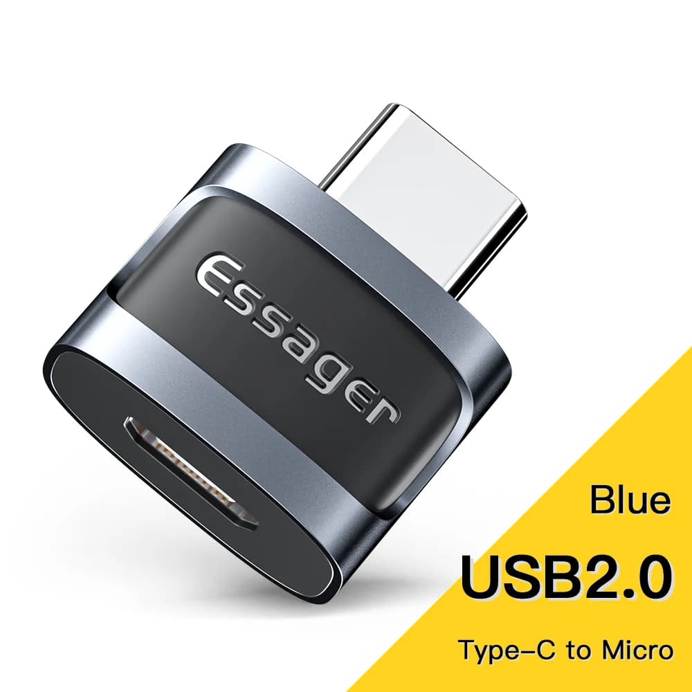 Penyesuai OTG USB-C ke Micro USB