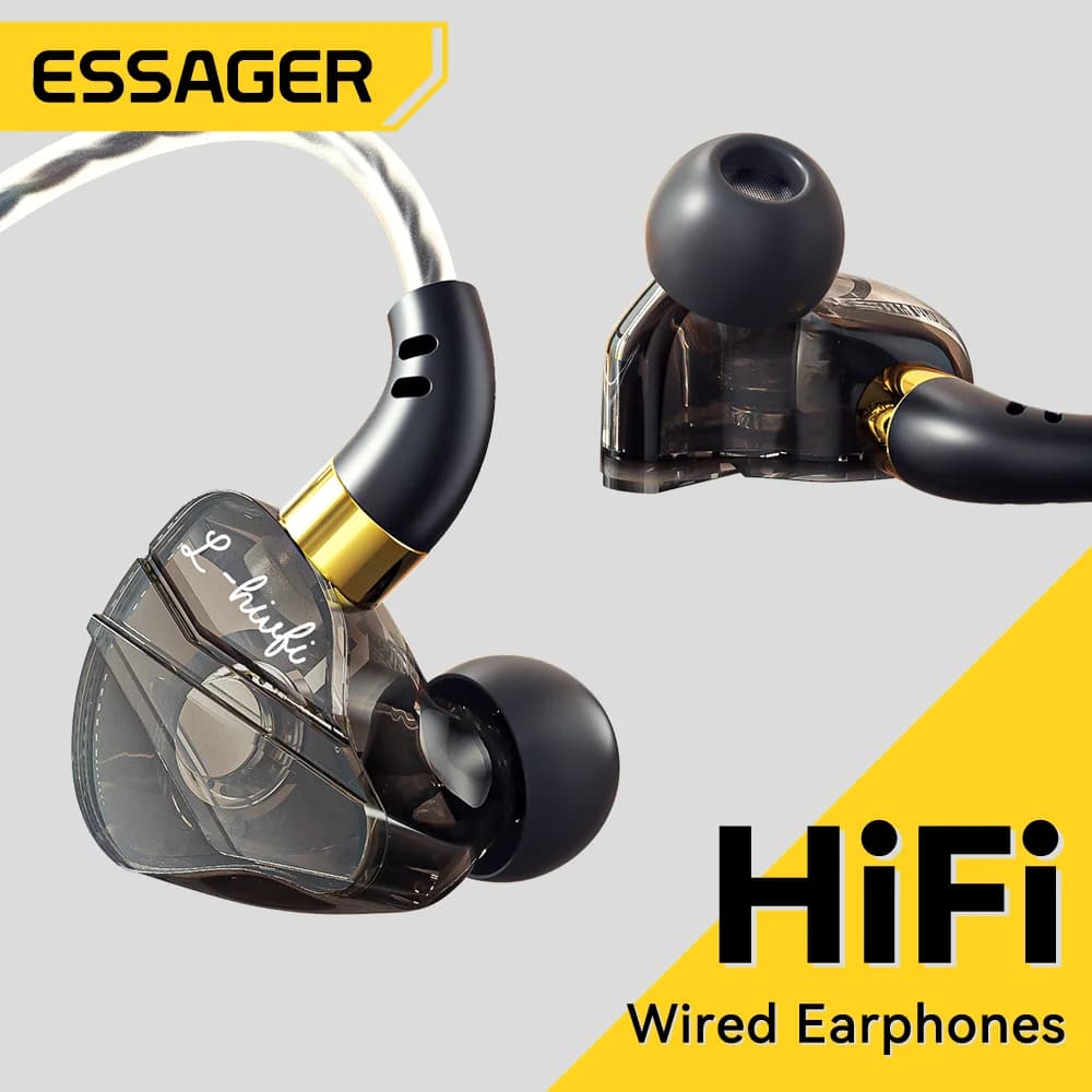 Headset In-Ear Berkabel 3.5mm dengan Mikrofon