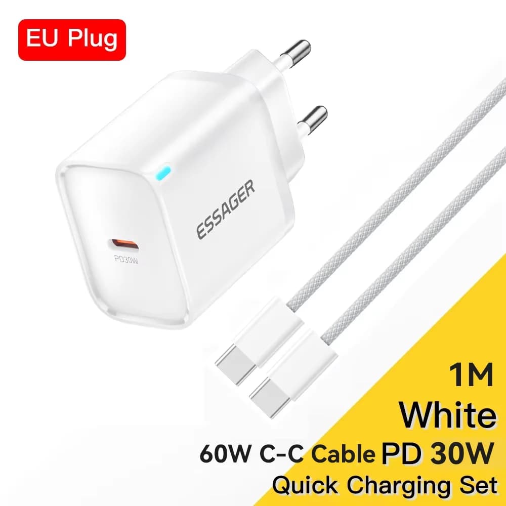 Penjana USB-C Mini 30W dengan Set Kabel Lightning