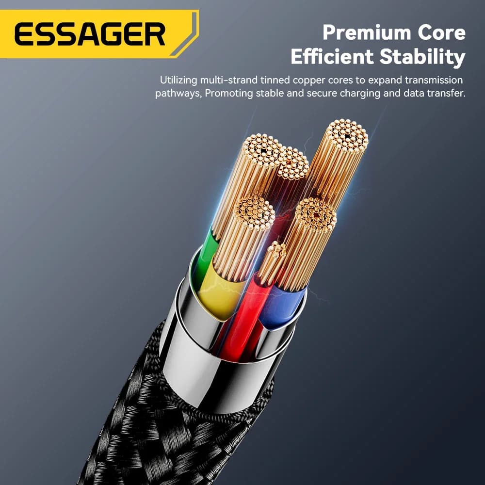 Kabel Data Pengecasan Pantas Micro USB 2A 3m