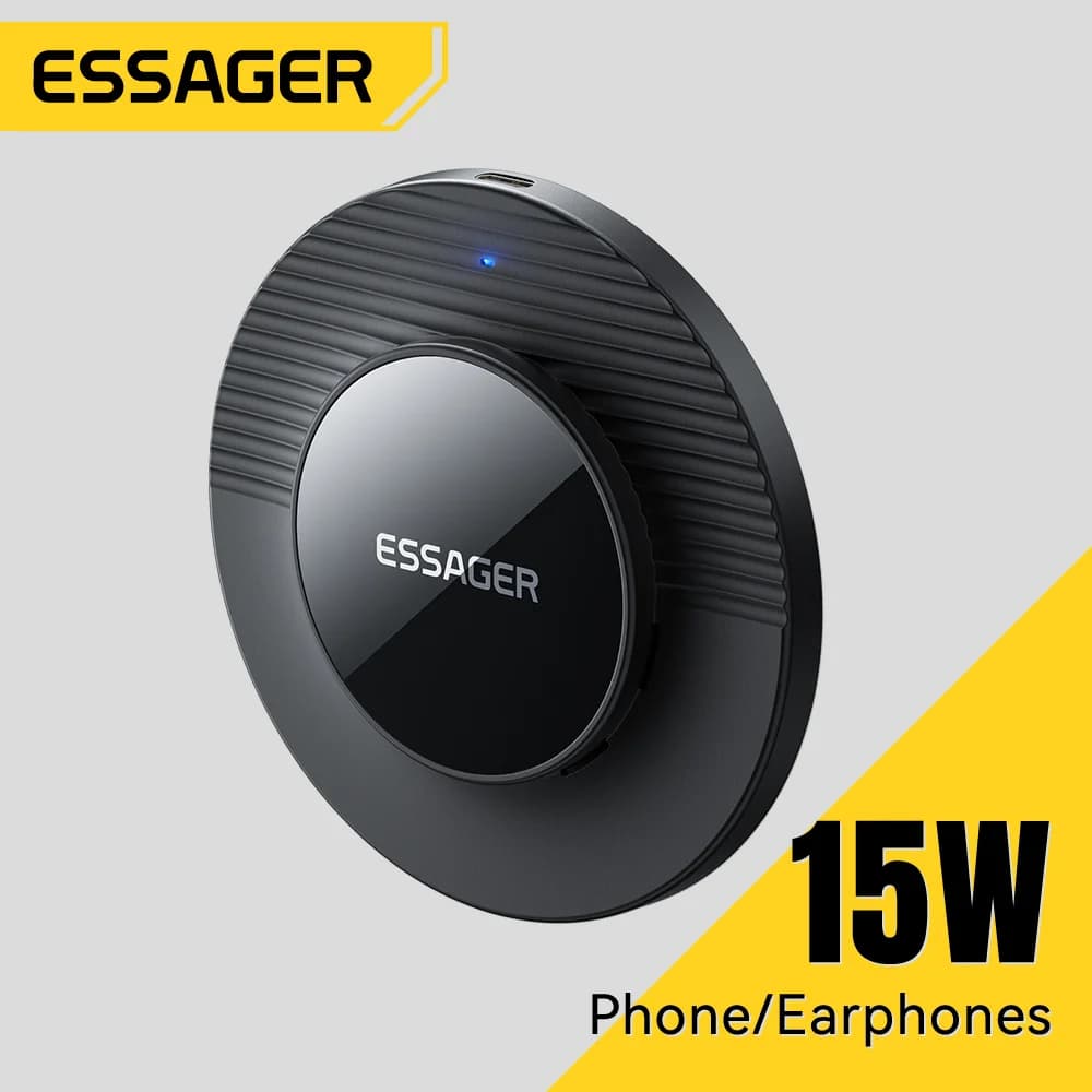 Pad Pengecasan Tanpa Wayar Magnetik 15W