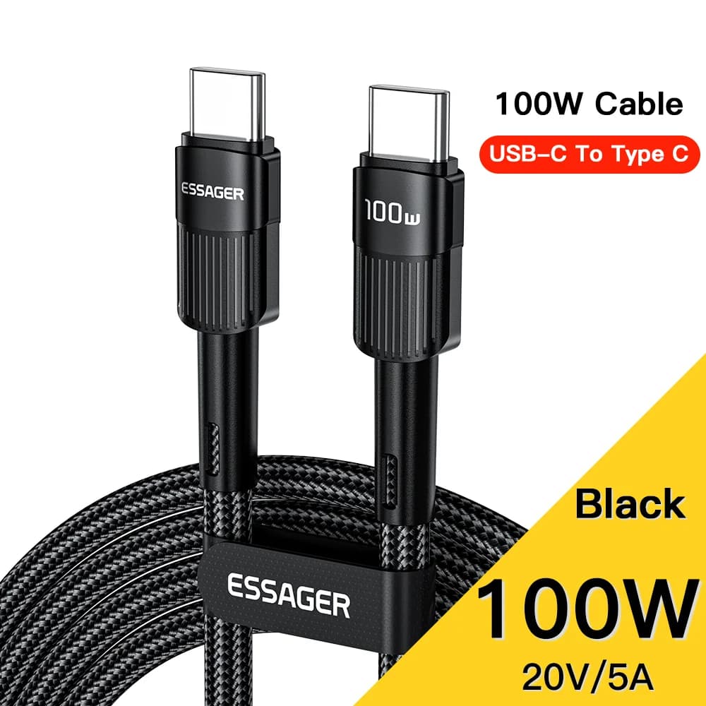 Kabel Pengecas Pantas USB-C ke USB-C 100W 3m