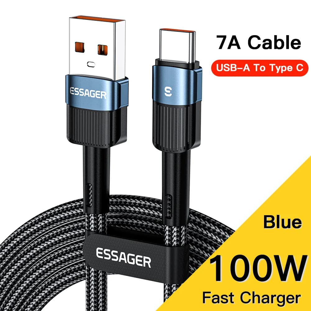 Kabel Data Pengecasan Pantas USB-C 7A 66W