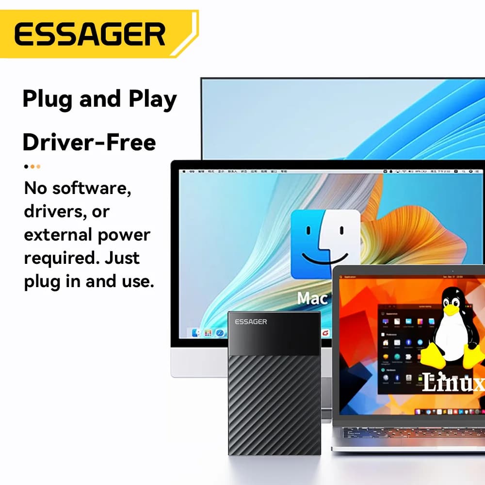 Sarung SSD/HDD SATA USB 3.0 Saiz 2.5-Inci