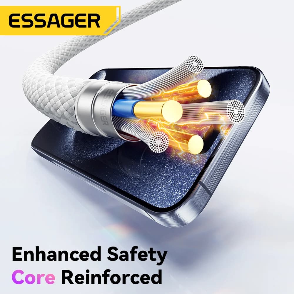 Kabel Data Pengecasan Pantas USB-C ke USB-C 60W