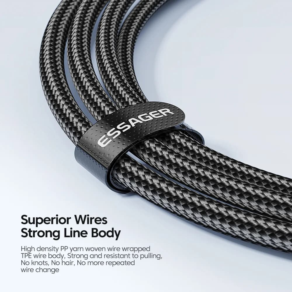 Kabel Pengecas Pantas USB-C ke USB-C 100W 3m
