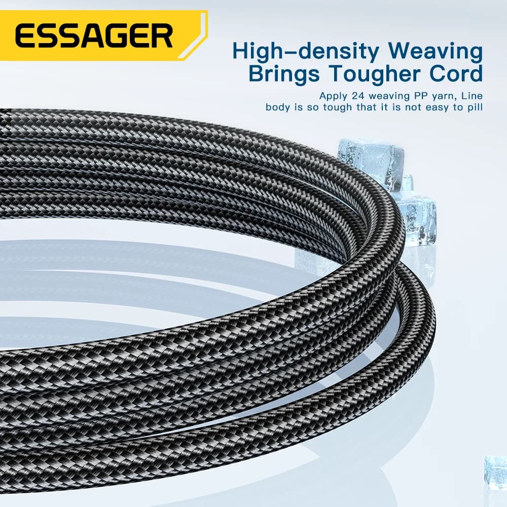 Kabel Pengecas Pantas USB-C 120W, 6A