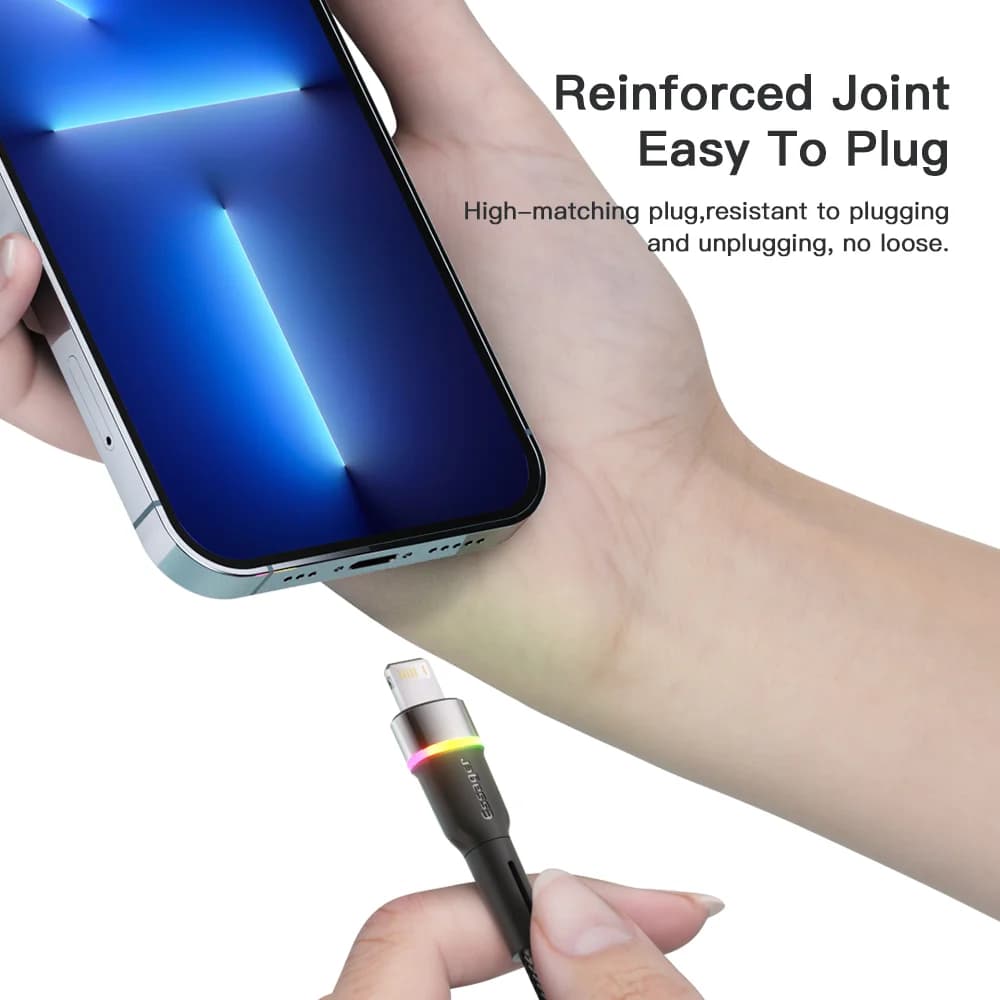 Kabel Data & Pengecasan Pantas LED USB untuk iPhone