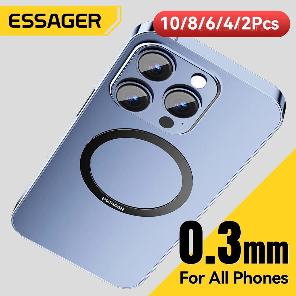 Cincin Logam Magnet Universal untuk Pengecasan Tanpa Wayar