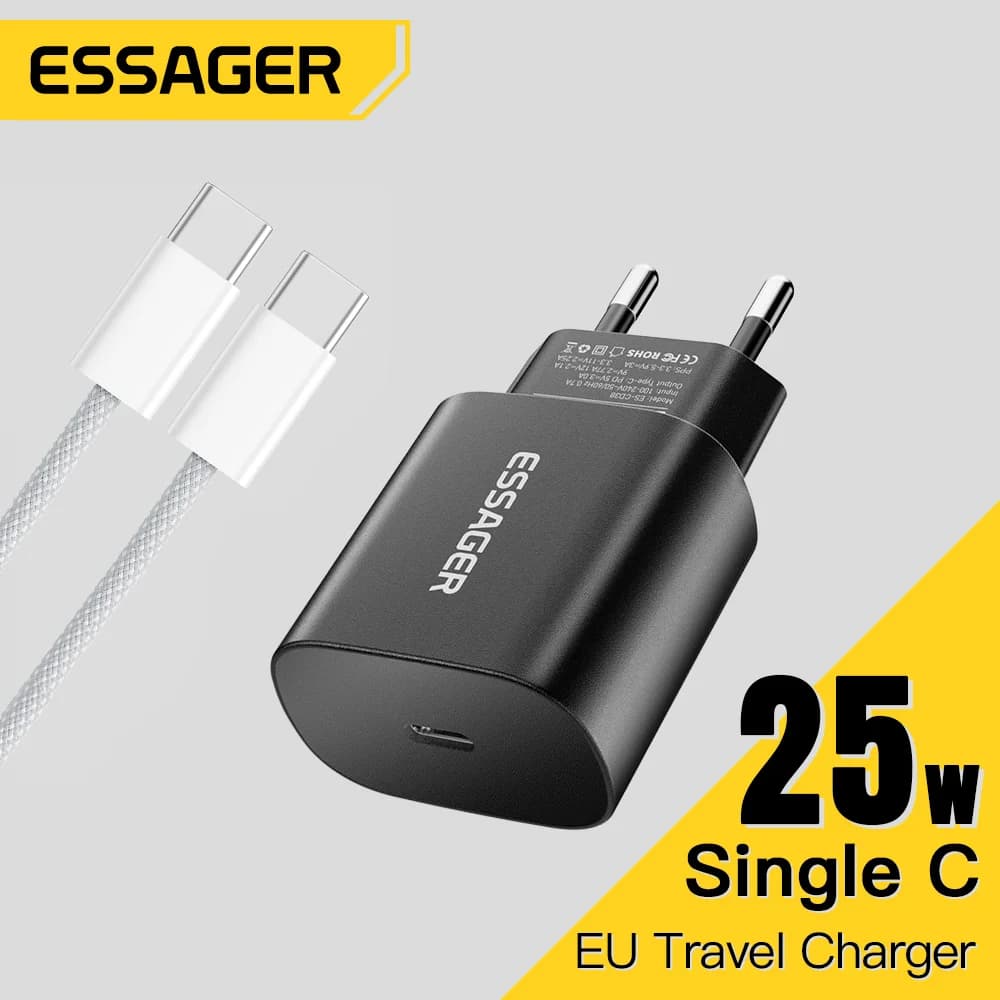 Pengecas Pantas USB-C PD 25W