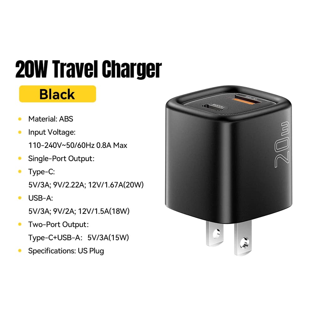 Pengecas Pantas USB-C PD 20W