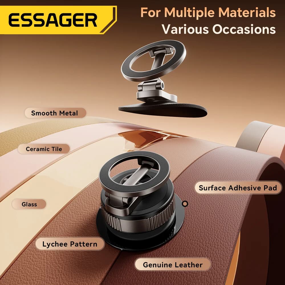 Pemegang Telefon Kereta Cup Sedut Magnetik Boleh Laras