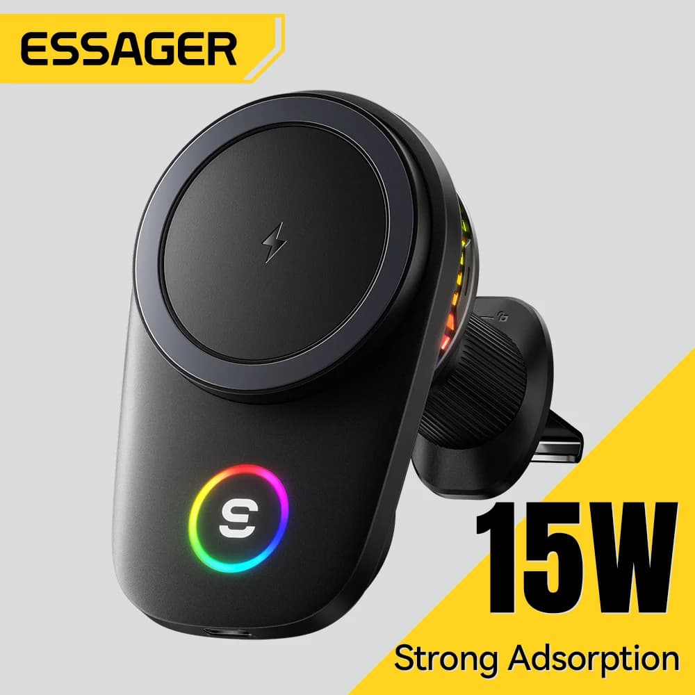 Pemegang Telefon Kereta Magnetik pada Ventilation Udara untuk MagSafe