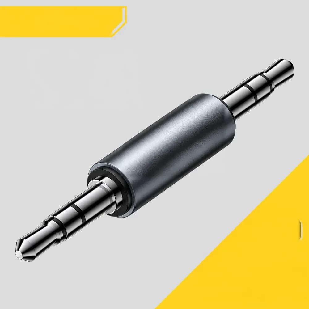 Penyesuai Audio Stereo Jack 3.5mm Jantan ke Jantan