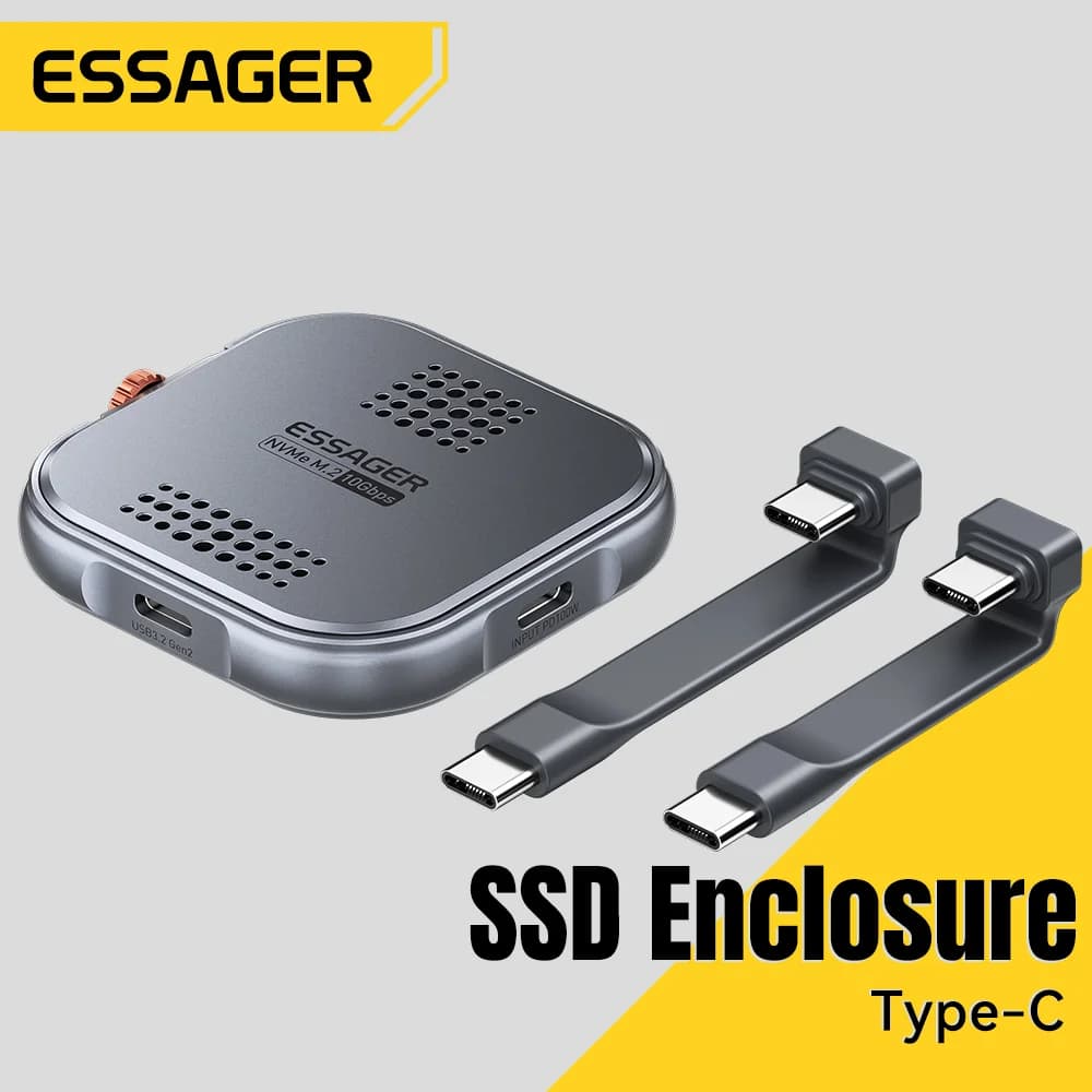 Enclosure SSD M.2 NVMe USB 3.2 Gen2 10Gbps