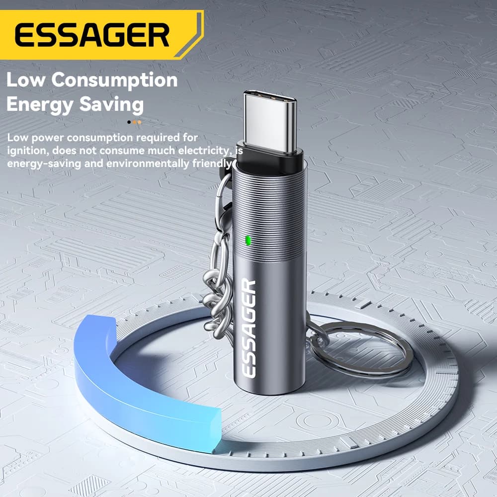 Pemancis Rokok Mini USB-C Wayar Tungsten